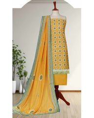 08 - Ladies Digital Lawn Printed 3 Piece Suit - Unstitched Vol-3