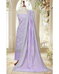 09 - Ladies Digital Lawn Printed 3 Piece Suit - Unstitched Vol-4