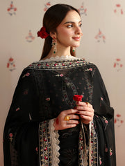 Aafreen | 3 PC Unstitched Suit Embroidered Lawn Aangan By Mahnur