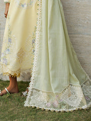 Aurelle | 3Pc Unstitched Embroidered Lawn Suit Serene Luxe By Cinq