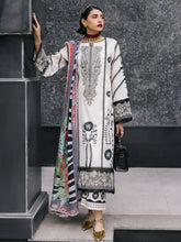 D-05 Freesia | 3 Pc Unstitched Lawn Suit Boardway By Mahnur