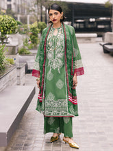 D-08 Sagebloom | 3 Pc Unstitched Lawn Suit Boardway By Mahnur