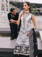 D-09 Daisy | 3 Pc Unstitched Lawn Suit Boardway By Mahnur