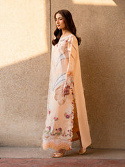 DR-02 | 3 PC Unstitched Suit Luxury Lawn Festive Eid Dil e Raqsam By Parishay