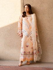DR-02 | 3 PC Unstitched Suit Luxury Lawn Festive Eid Dil e Raqsam By Parishay