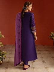 3 PC Unstitched Suit Embroidered Lawn Dastan-e-Noor By Parishay | DSC-05