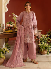 3 PC Unstitched Suit Embroidered Lawn Dastan-e-Noor By Parishay | DSC-08