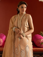 3 PC Unstitched Suit Embroidered Lawn Dastan-e-Noor By Parishay | DSC-13