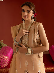 3 PC Unstitched Suit Embroidered Lawn Dastan-e-Noor By Parishay | DSC-13