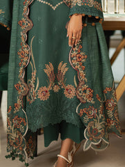 Everis | 3Pc Unstitched Embroidered Lawn Suit Serene Luxe By Cinq