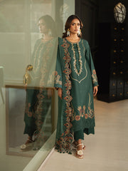 Everis | 3Pc Unstitched Embroidered Lawn Suit Serene Luxe By Cinq