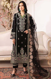 3PC Suit Unstitched Luxury Lawn Collection Mira by Freesia Premium | Sara