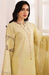 3PC Suit Unstitched Luxury Lawn Collection Mira by Freesia Premium | Hayat