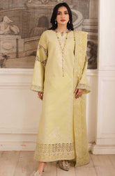 3PC Suit Unstitched Luxury Lawn Collection Mira by Freesia Premium | Hayat