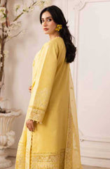 3PC Suit Unstitched Luxury Lawn Collection Mira by Freesia Premium | Mina