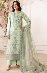 3PC Suit Unstitched Luxury Lawn Collection Mira by Freesia Premium | Zinat