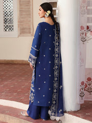 Fayrossa | 3 PC Unstitched Suit Embroidered Lawn Aangan By Mahnur