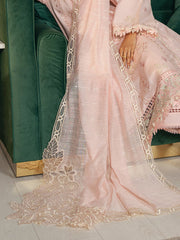 Florelle | 3Pc Unstitched Embroidered Lawn Suit Serene Luxe By Cinq