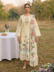 IVY-06 | 3Pc Unstitched Suit Printkari Lawn IVY Bloom By Parishay