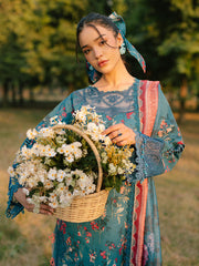 IVY-07 | 3Pc Unstitched Suit Printkari Lawn IVY Bloom By Parishay