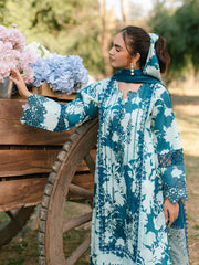 IVY-11 | 3Pc Unstitched Suit Printkari Lawn IVY Bloom By Parishay