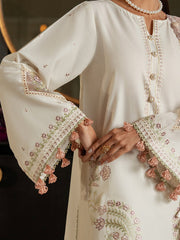 Ivanya | 3Pc Unstitched Embroidered Lawn Suit Serene Luxe By Cinq