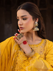 MA - 04 | 3 PC Unstitched Suit Luxury Lawn Mastani By Parishay