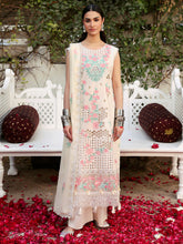 Mahenur | 3 PC Unstitched Suit Embroidered Lawn Aangan By Mahnur