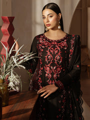 Meharmah | 3 PC Unstitched Suit Embroidered Lawn Florence By Mahnur