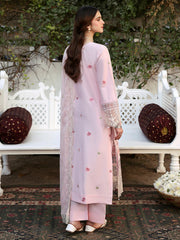 Meherma | 3 PC Unstitched Suit Embroidered Lawn Aangan By Mahnur