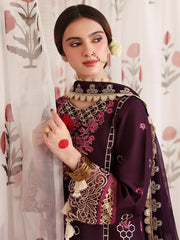 Narina | 3 PC Unstitched Suit Embroidered Lawn Aangan By Mahnur