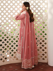 Noorbano | 3 PC Unstitched Suit Embroidered Lawn Aangan By Mahnur