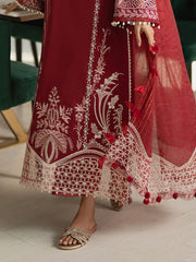 Rosienne | 3Pc Unstitched Embroidered Lawn Suit Serene Luxe By Cinq