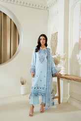 D-05 | 3Pc Unstitched Lawn Suit MAHARUKH by SɅNɅM SɅEED