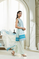 D-03 | 3Pc Unstitched Lawn Suit MAHARUKH by SɅNɅM SɅEED