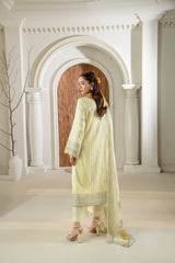 D-10 | 3Pc Unstitched Lawn Suit MAHARUKH by SɅNɅM SɅEED