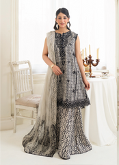 D-08 | 3 Pc Unstitched Suit Lawn Siran By Sanam Saeed