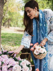 WG - 03 | 3Pc Unstitched Lawn Suit Whimsical Garden By Celts