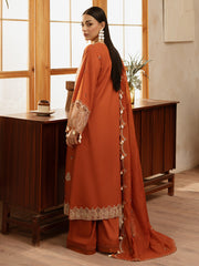 Zimal | 3 PC Unstitched Suit Embroidered Lawn Florence By Mahnur