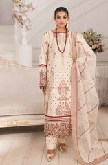 3PC Suit Unstitched Luxury Lawn Collection Mira by Freesia Premium | Behnaz