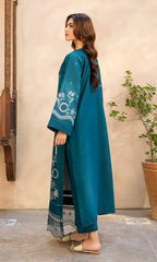 01 | 3 Pc Unstitched Suit Lawn Festive Collection Sanam Saeed