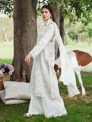 WG - 06 | 3Pc Unstitched Lawn Suit Whimsical Garden By Celts
