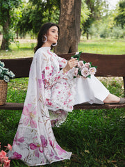 WG - 04 | 3Pc Unstitched Lawn Suit Whimsical Garden By Celts