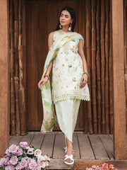 WG - 05 | 3Pc Unstitched Lawn Suit Whimsical Garden By Celts