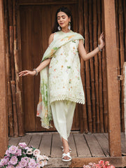 WG - 05 | 3Pc Unstitched Lawn Suit Whimsical Garden By Celts