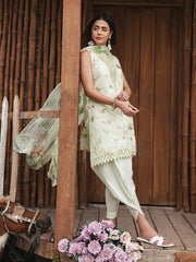 WG - 05 | 3Pc Unstitched Lawn Suit Whimsical Garden By Celts