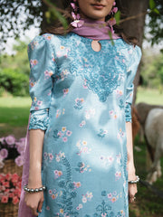 WG - 07 | 3Pc Unstitched Lawn Suit Whimsical Garden By Celts