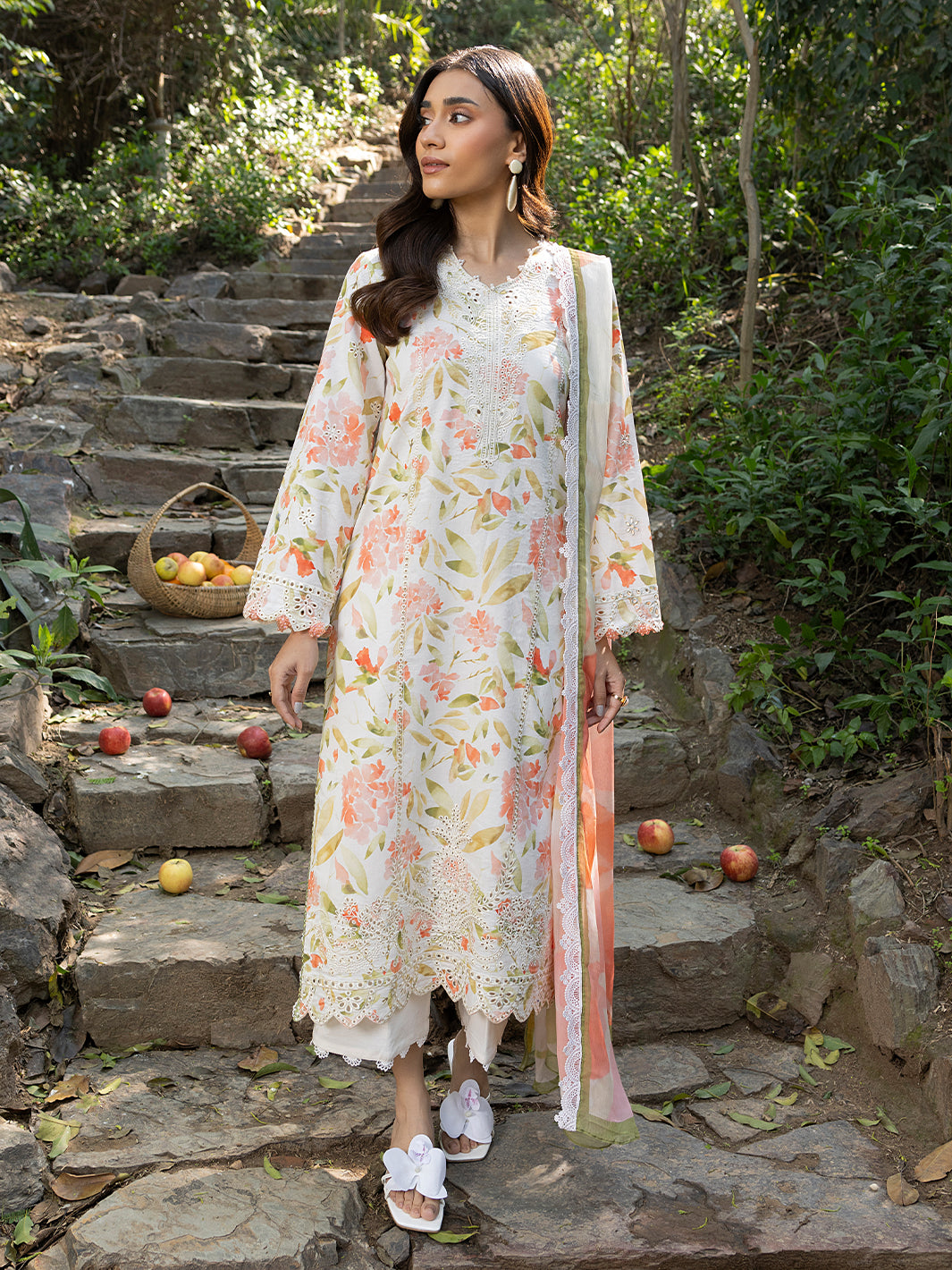 MG-04 | 3Pc Unstitched Lawn Suit Meadow Girl By Celts