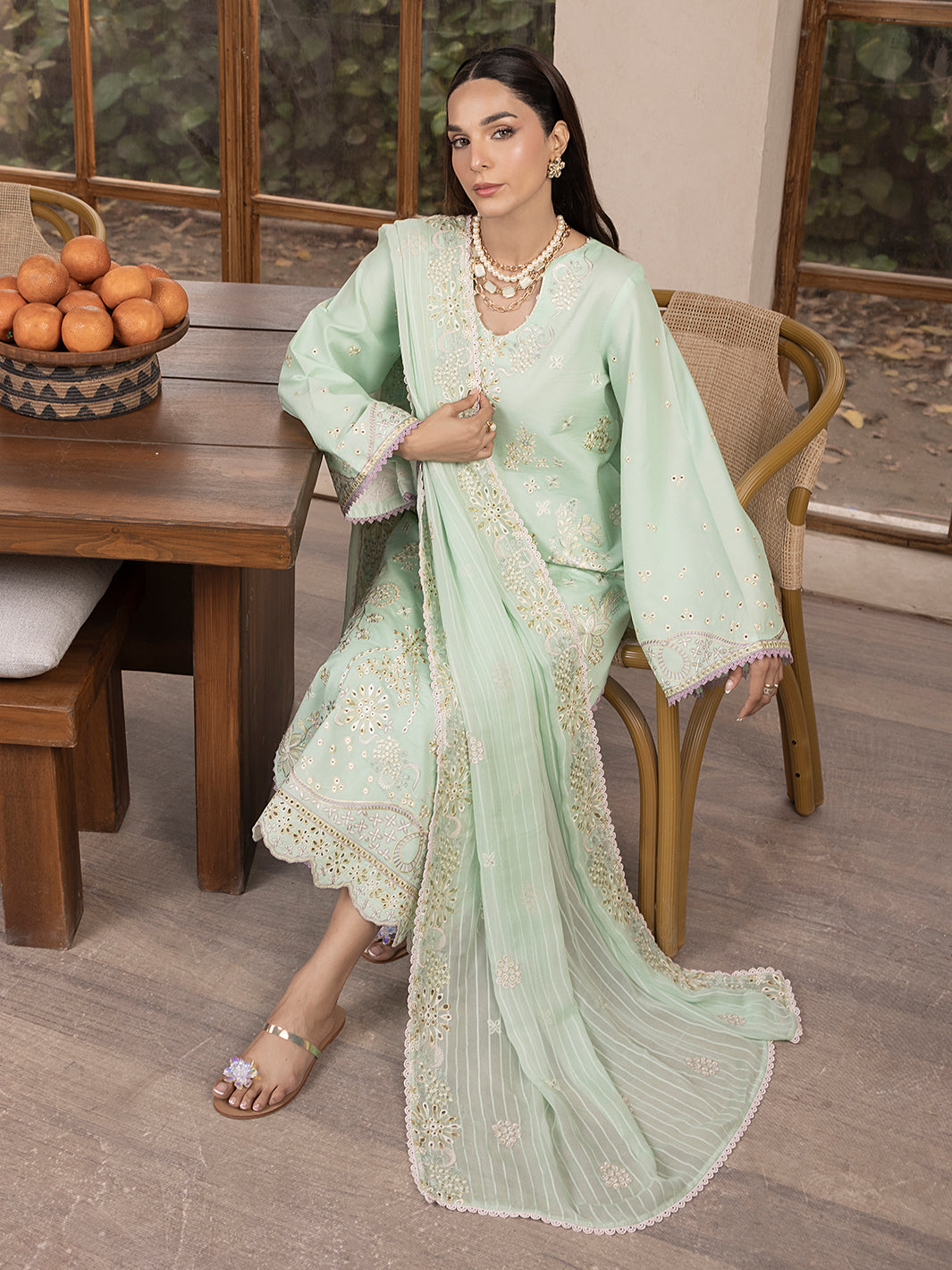 SE-04 | 3Pc Unstitched Lawn Festive Collection Serenda Echo By Celts