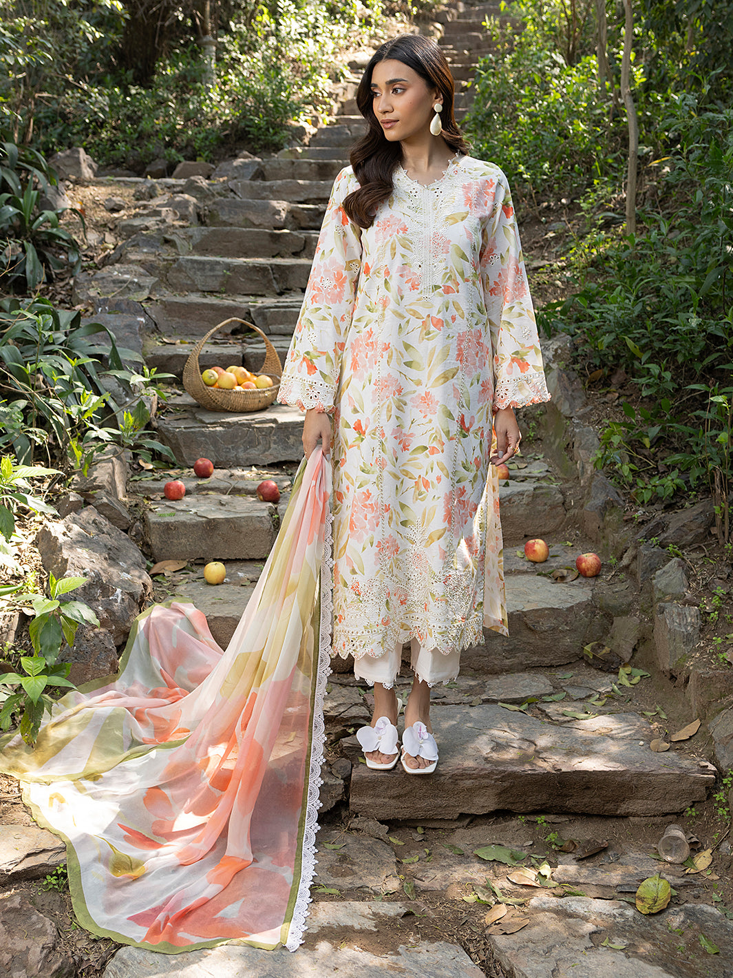 MG-04 | 3Pc Unstitched Lawn Suit Meadow Girl By Celts